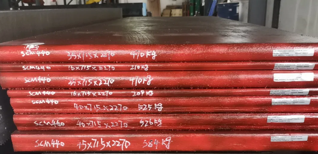 1.7225/SAE4140/SCM440 Steel Flat Bar and round bar of Alloy steel for Mechanical