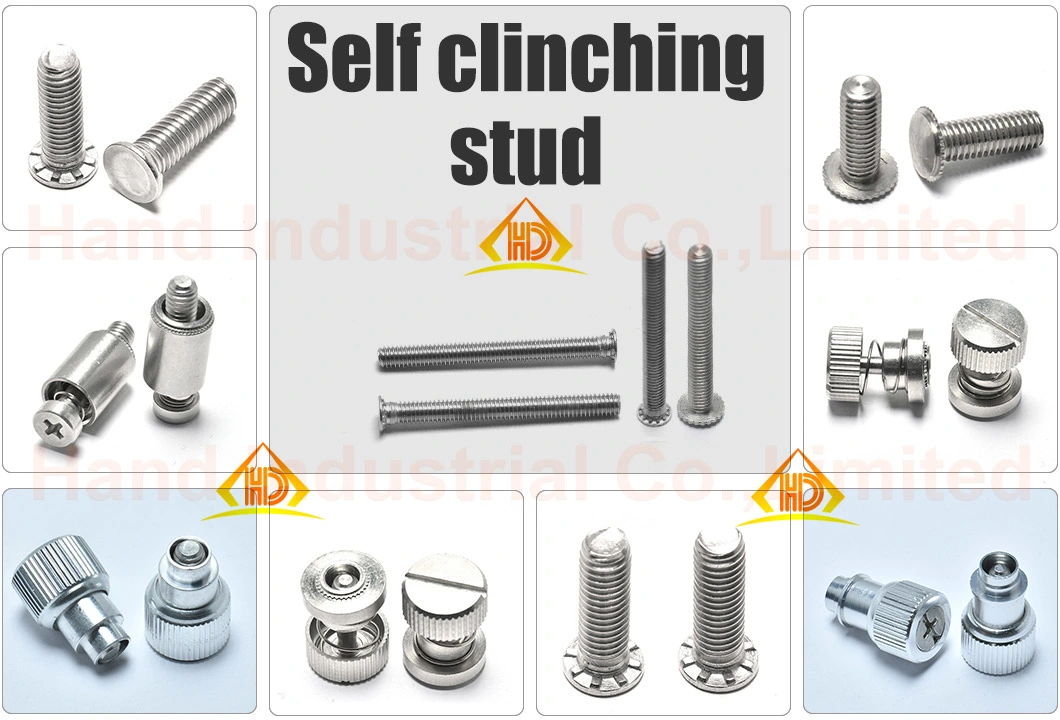 Metric Stainless Steel High Strength M6 Hfhs Round Head Self Clinching Studs