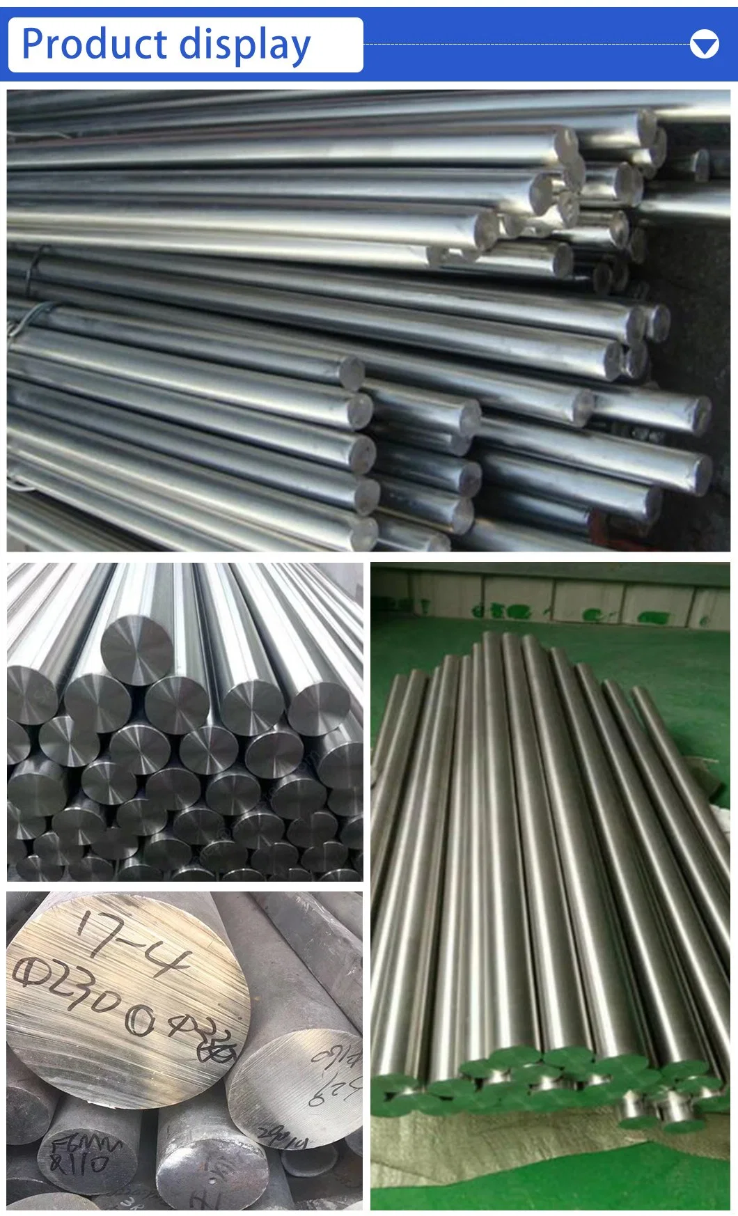 Polished 10mm 16mm 18mm 20mm 25mm Diameter Ss 303 304 316L 310S 2205 2507 904L 409 410 416 420 430 S355 Steel Bar Stainless Steel Round Rod Bar