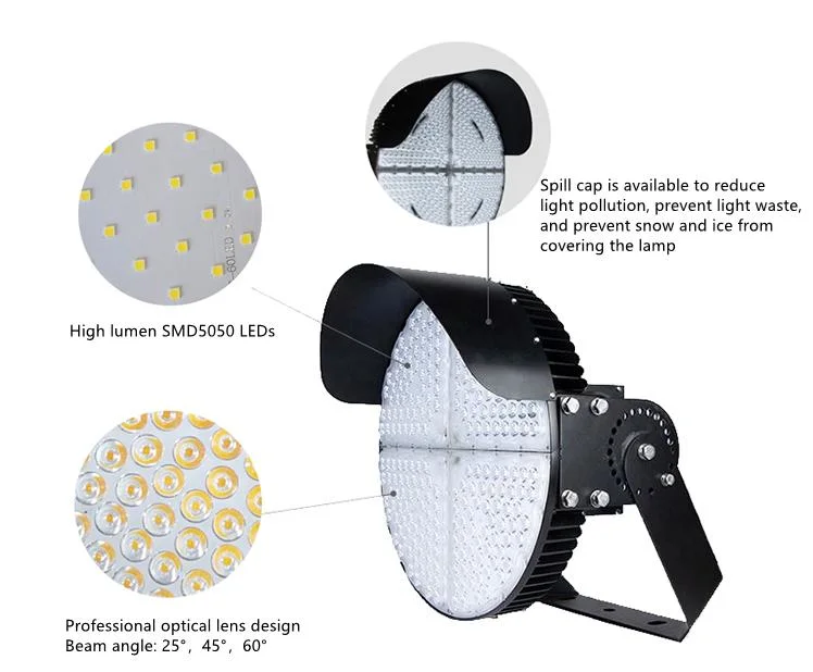 Stadium Sports Light Round Flood Light for Soccer Court