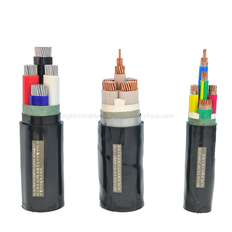 Alpha Factory Price Cu Conductor XLPE Insulated PVC Sheathed Power Cables