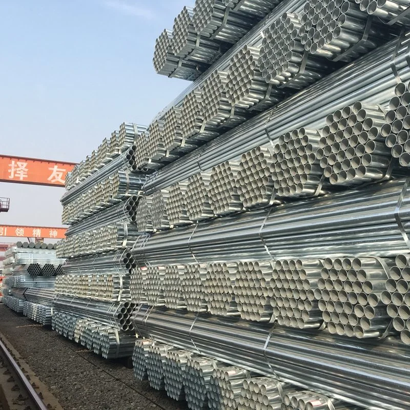 Welded Pre Galvanized Steel Hollow Pipe Round Shape Structural Steel Tube