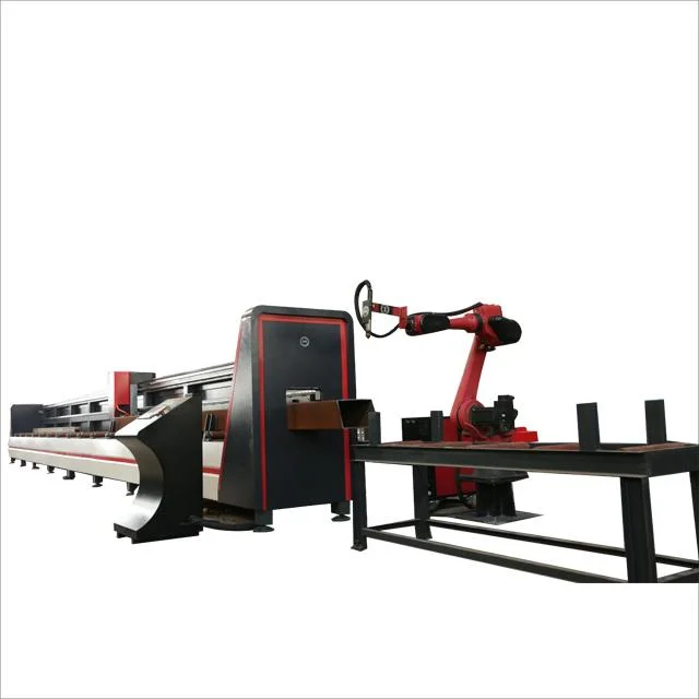 CNC Plasma Cutting Machine for Metal Stainless Steel Round Tube and Rectangular Tube