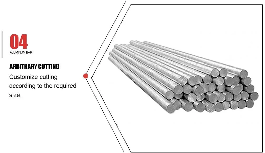 Factory Price 150mm 200mm 300mm Large Diameter Metal Aluminum/Aluminium Round Solid Rods 6061/6063/6082 Extruded Aluminum Alloy Billet Bar with High Quality