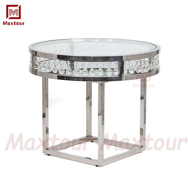 Gold Stainless Steel Round Cake Table for Wedding Events Party