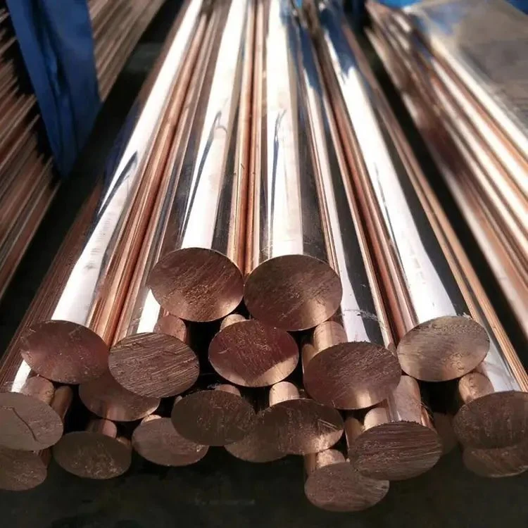 China Supplier Copper Round Bar Rod Many Sizes and Lengths Coper Metal Strip Section