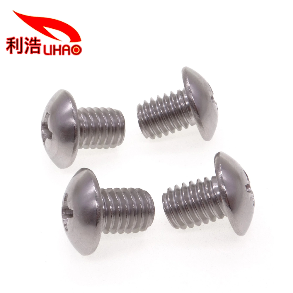 GB818 Stainless Steel Cross Semi-Circular Head Machine Screws