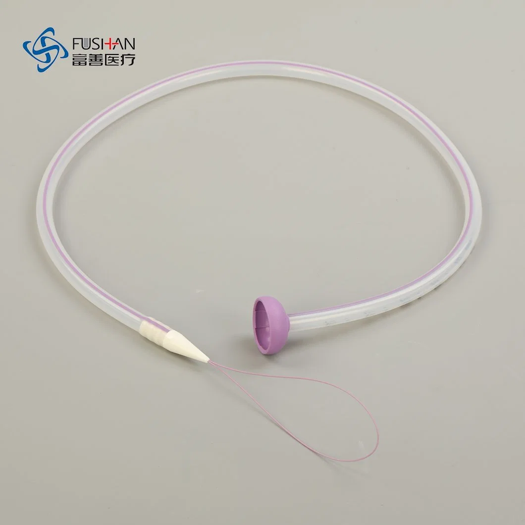 Fushan Medical Silicone Dome-Bolstered Peg Tube Standard/Luxury Percutaneous Endoscopic Gastrostomy (PEG) Kit Pull, 20fr W/Enfit, Box 10 with CE ISO