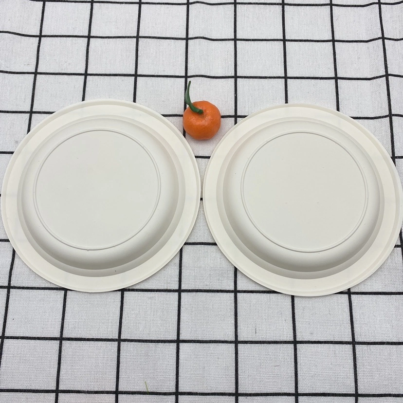 Disposable Biodegradable Cornstarch 9 Inch Round Plate