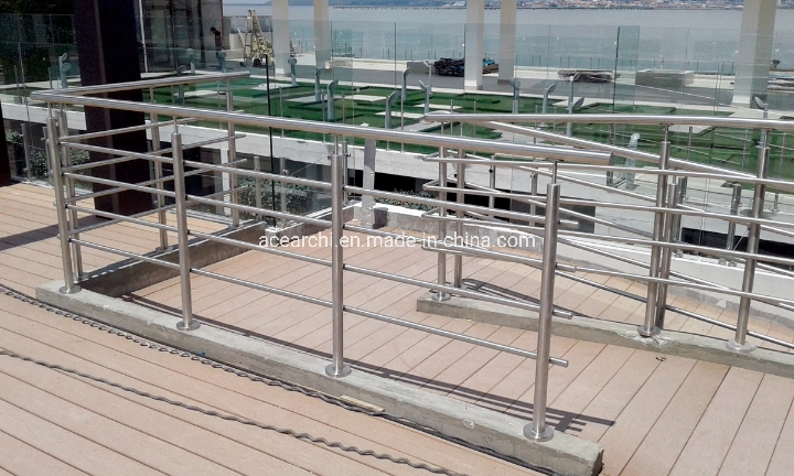 Ace Modern Stainless Steel Railing Solid Bar Infilled Balustrade Design