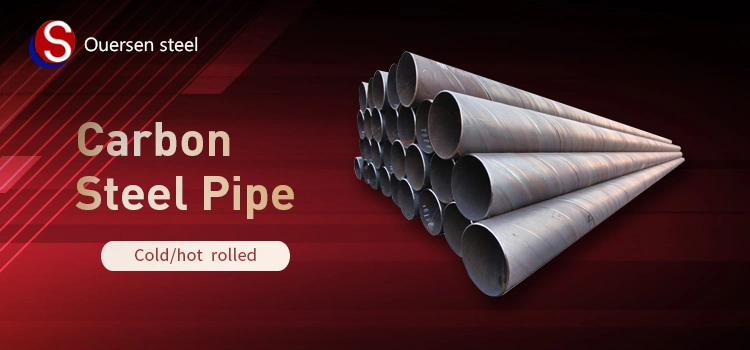 0.4 - 16 mm Q235, Q345, Q460 Mild Carbon Spiral Welded Steel Pipe