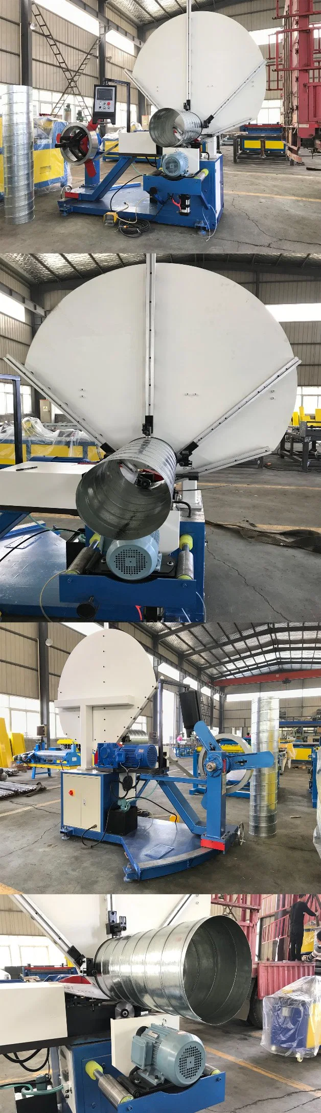 Spiral Duct Tube Former Machine for Round Air Pipe Production Line