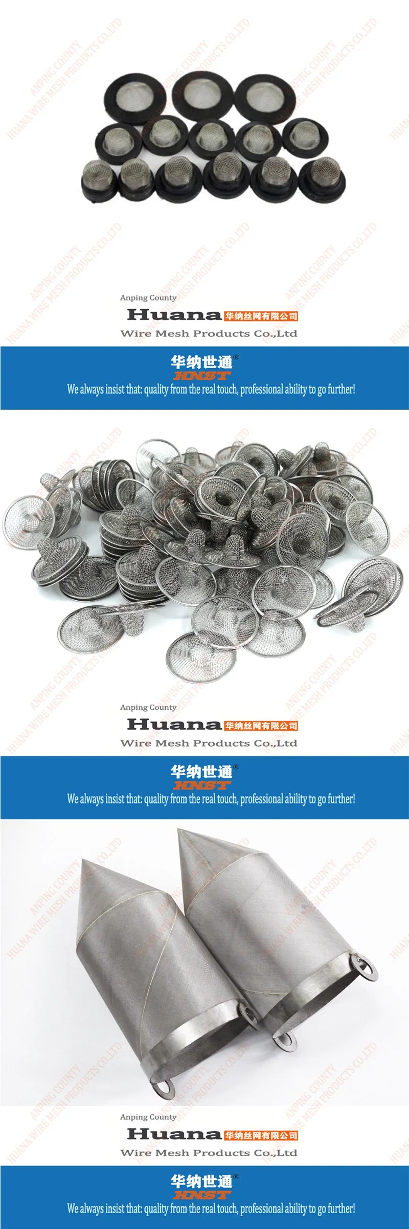 Stainless Steel Metal Exhaust Round Filter Mesh Tube Perforated Pipe