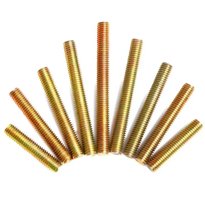 Factory Direct Sale Galvanized DIN975 304 Stainless Steel 9mm 12mm 300 mm M6 M9 M8 M12 M15 Full Thread Screw Rod