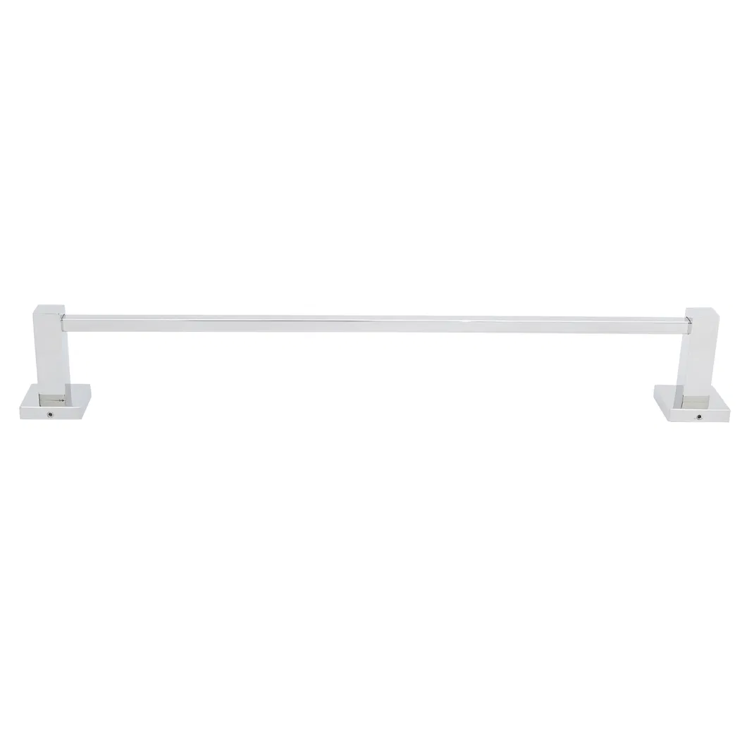 Stainless Steel 304 Little Round Base Single Bar Hotel Towel Rack Bar