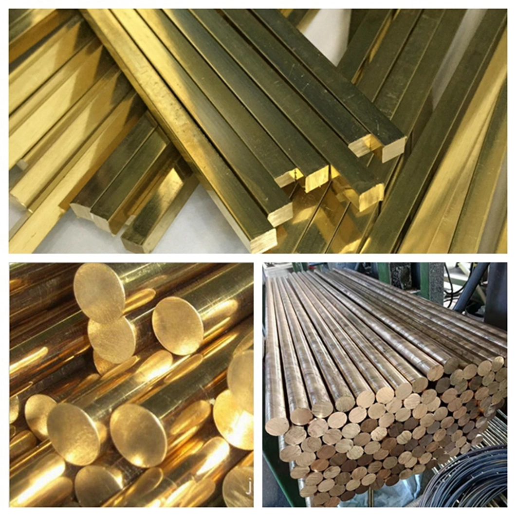 C10200 C11000 Pure Copper Rod Round Flat Brass Copper Bars