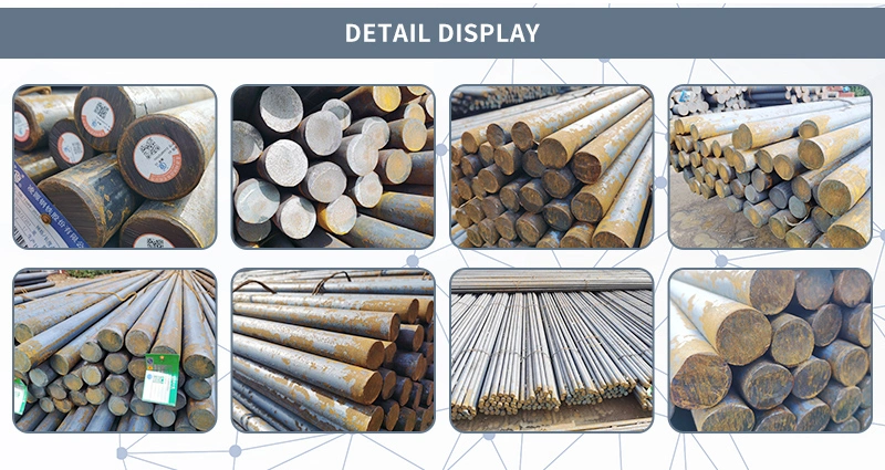 Hot Rolled St37 Ss400 SAE 1010 1045 1020 Diameter 10/15/20/25/35/42/60 mm Carbon Steel Round Bar