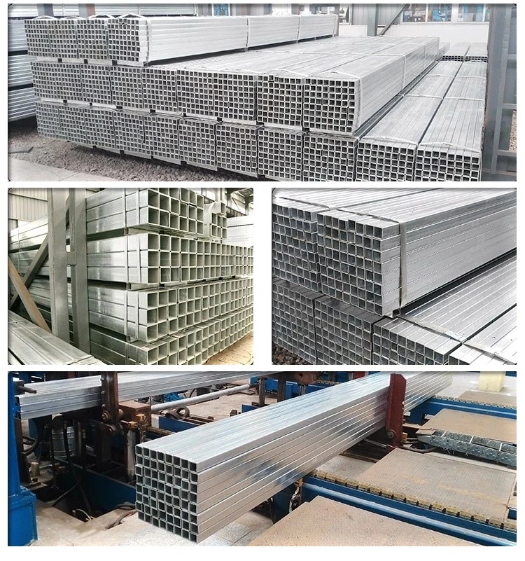 High Quality Galvanized Steel Square Pipe and Rectangular Steel Pipes and Tubes