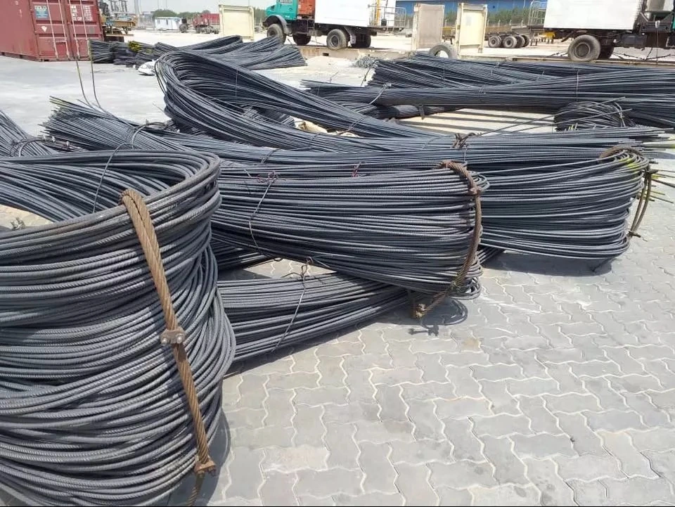 Hot Rolled Rebar Customized Size HRB500 HRB335 12mm 16mm Deformed Steel Rebar