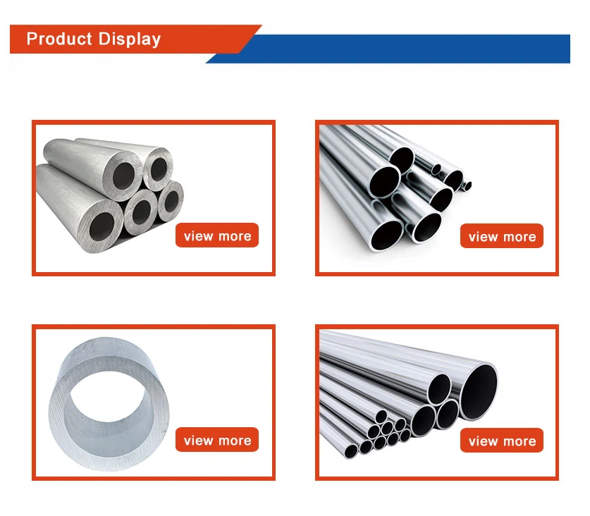 China Customized Profile Aluminum Extrusion 6061 Round/Square/Oval Extruded Tube/Tubing/Pipe/Piping
