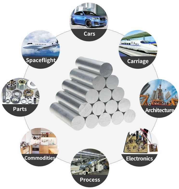 Rectangular Rod Oxidized Extruded Bar High Strength Aluminium for Parts (5000 T6)