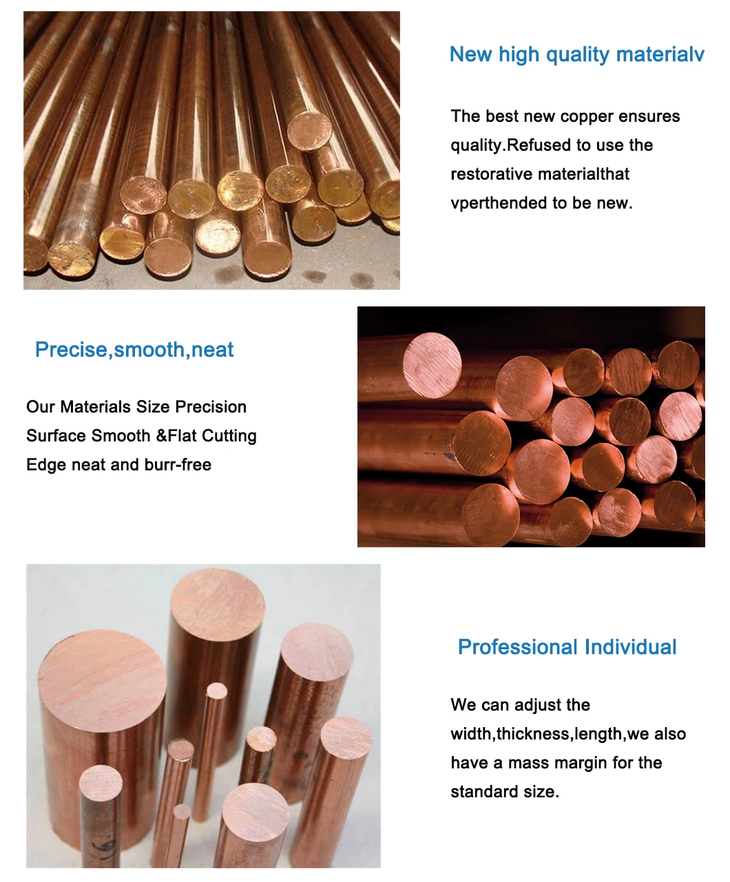 High Quality Metal Rod Brass Copper Bar Round Brass Bar in Stock