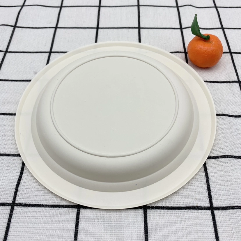 Disposable Biodegradable Cornstarch 9 Inch Round Plate