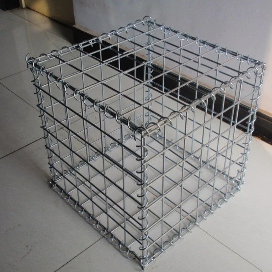 Metal Welded Galvanized Square Hole Welded Gabion Stone Box