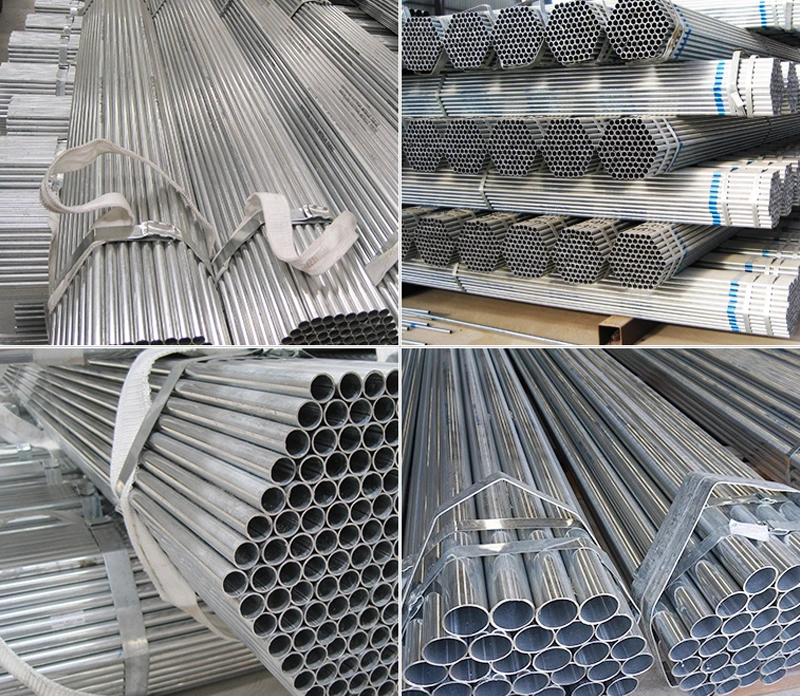 Round Welded Gi Pipe Q195 Carbon Steel Pre Galvanized ERW Steel Pipe