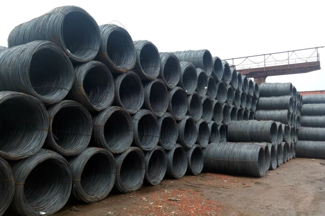 Manufacture Hot Rolled Structural Steel Bar Carbon Building Material Iron Wire Rod