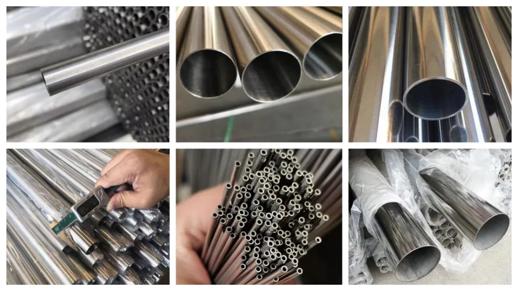 Famous Brand 201 304 316L Inox Round Seamless Stainless Steel Pipe Tube
