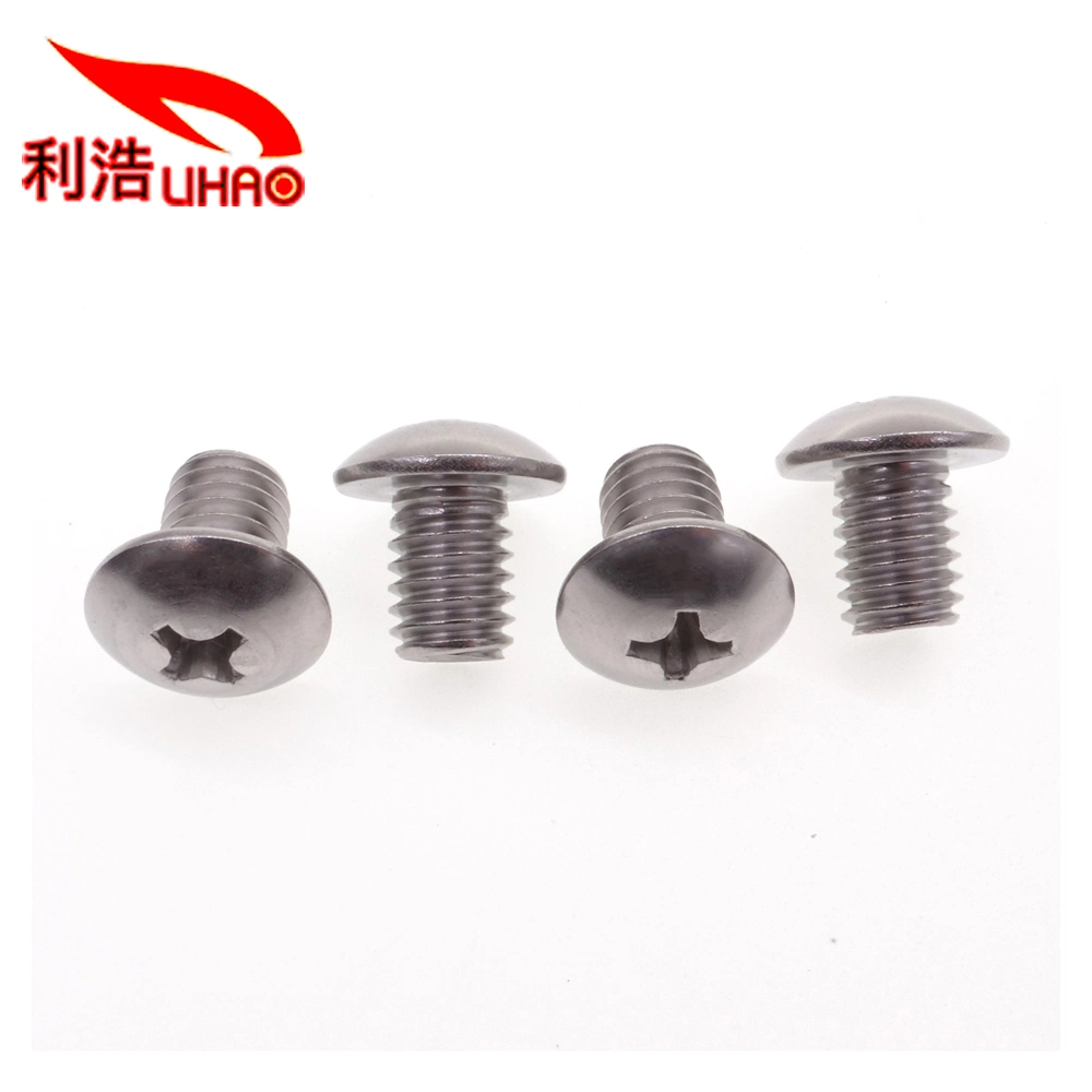 GB818 Stainless Steel Cross Semi-Circular Head Machine Screws