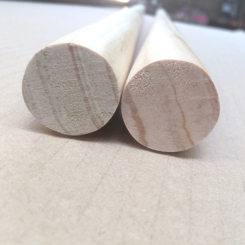 Manufactured High-Quality Paulownia Wood Round Rod Processing Customized Small Rod