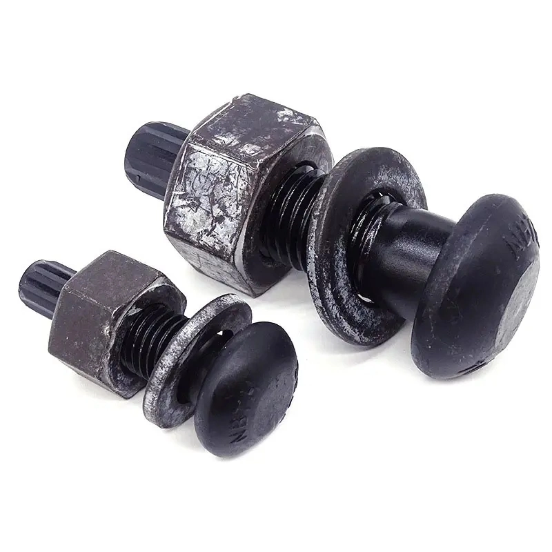 High Strength Steel Structure Torsional Shear Bolts Semi-Round Head Screws