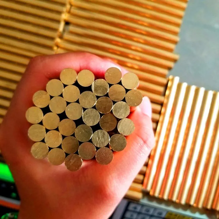 6mm 8mm H62 Brasscopper Round Rod / Copper Round Bars Quare Brass