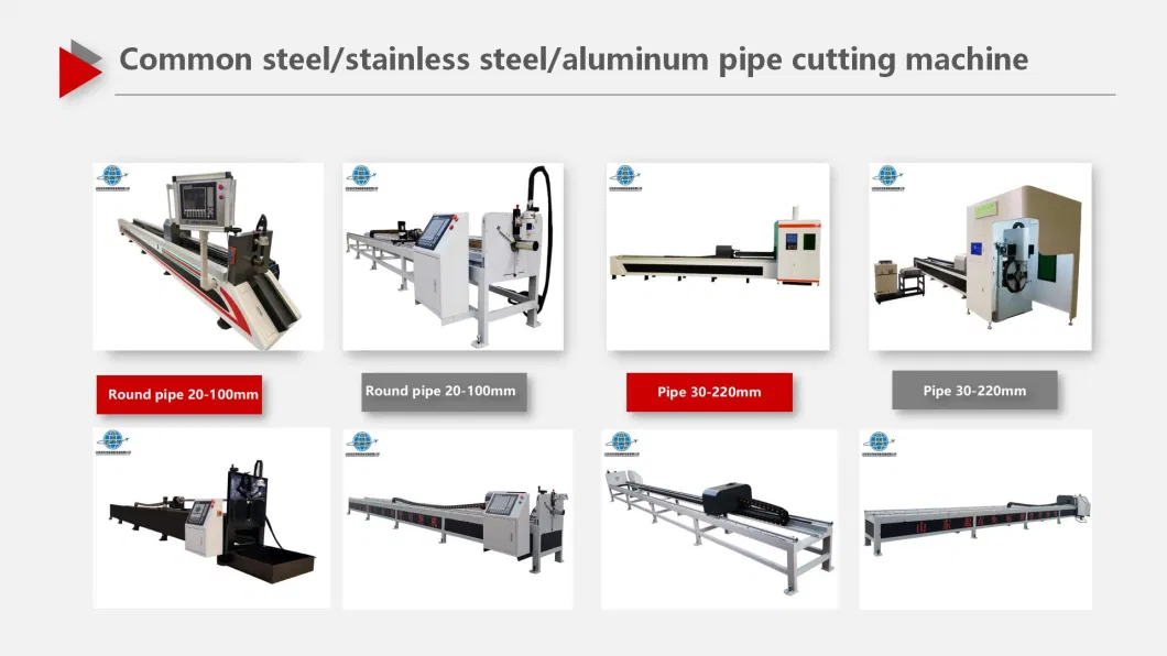 Custom Automatic Steel Round Pipe Cutting Machine with Orbital Cutter