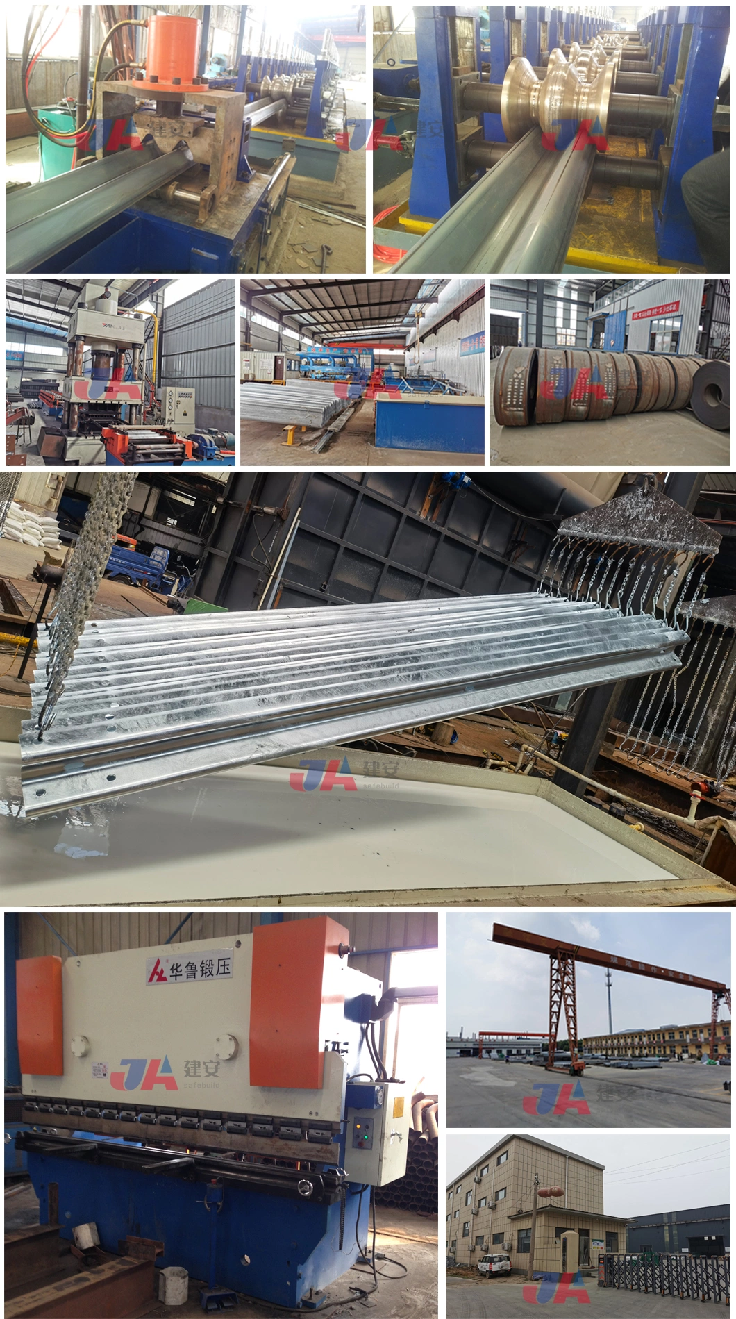 Cold Rolled Galvanized W Beam Guardrail/Road Safety Steel Fence/Traffic Crash Barrier