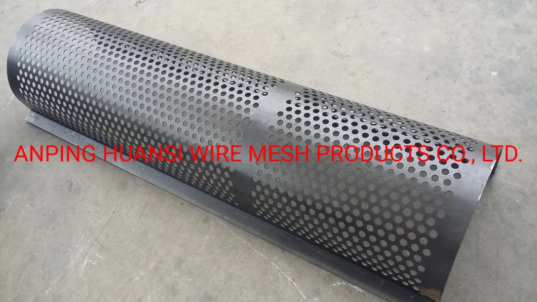 Round Hole Perforated Sheet Metal Panels Corrosion Resistance Metal