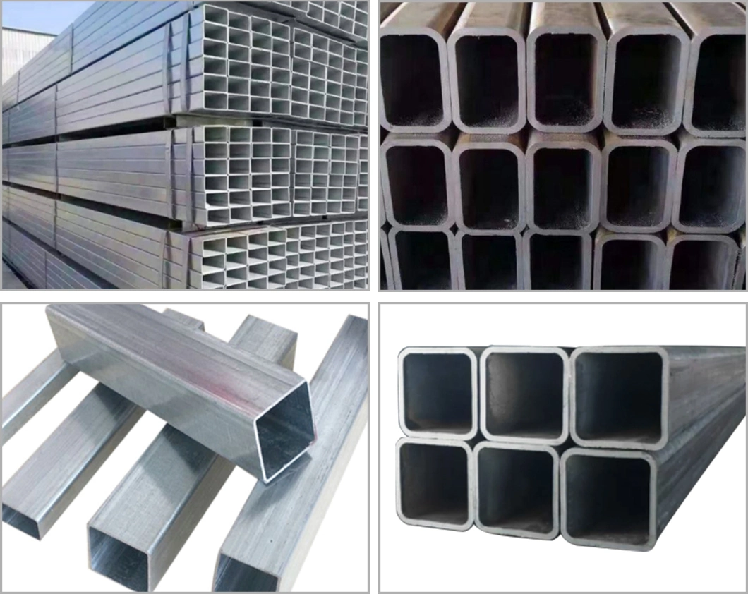 Mild Square Steel Pipe Q235B/Q355b/C/D/E Tube Carbon Square Steel Tube