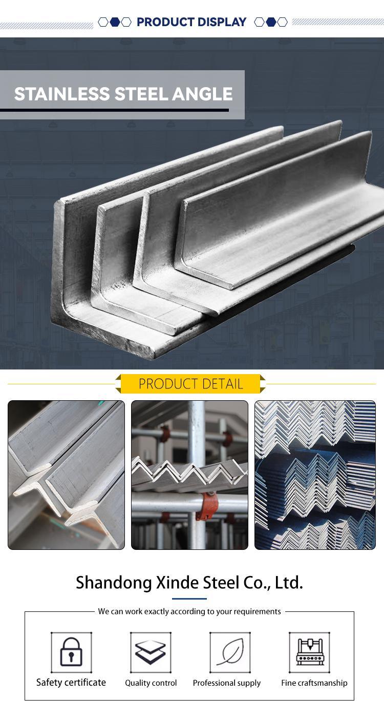 High Quality 316L Stainless Steel Angle Bar / 1.4404 Angle Stainless Steel Factory