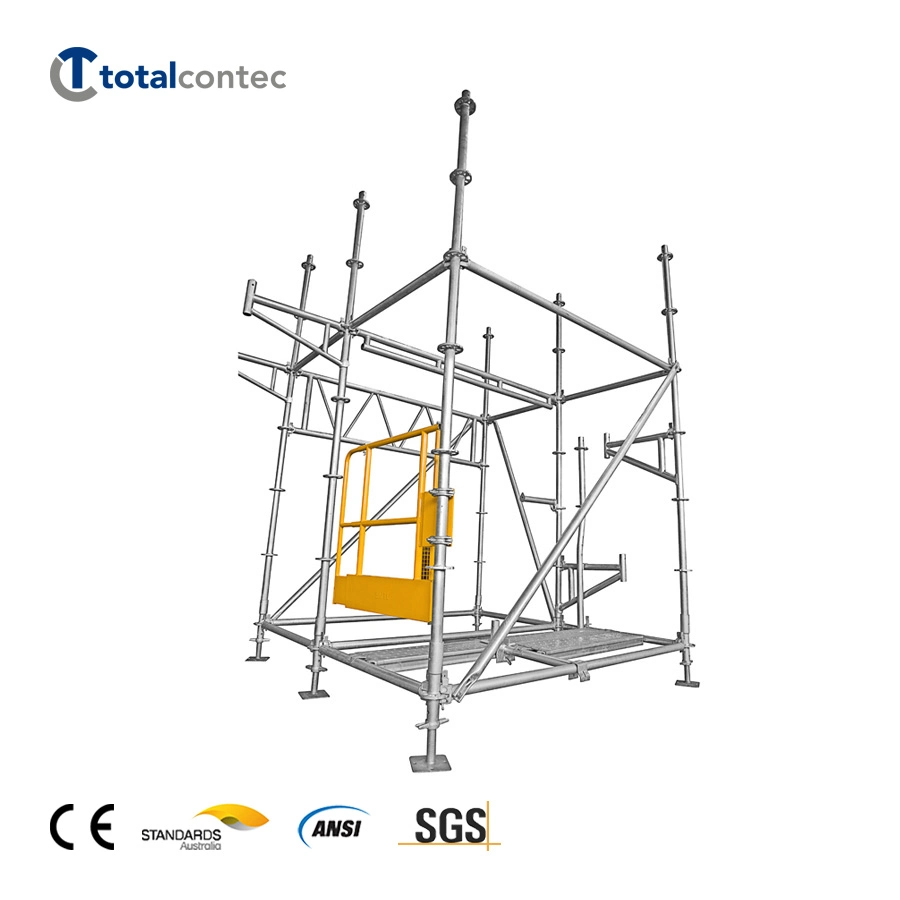 High Quality Layher Type Ringlock/Allround Supporting Scaffolding for Civil Engineering/Formwork