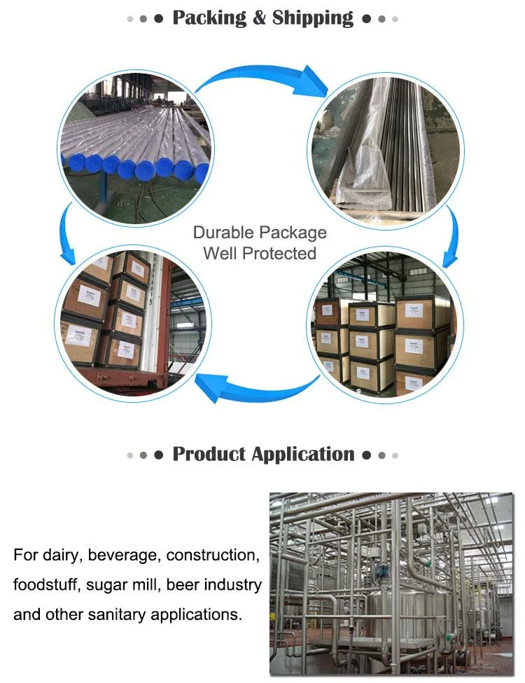 Welded 316 Stainless Steel Tubing Thin Welded Steel Pipe Rebar Tubes