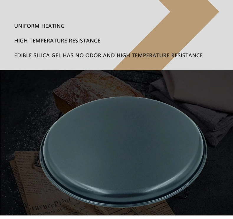 Home Kitchen Oven Round Baking Tray 12 Inch Carbon Steel Non Stick Pizza Tray Baking Pan Tart Pie Pastry Food Baking Tray