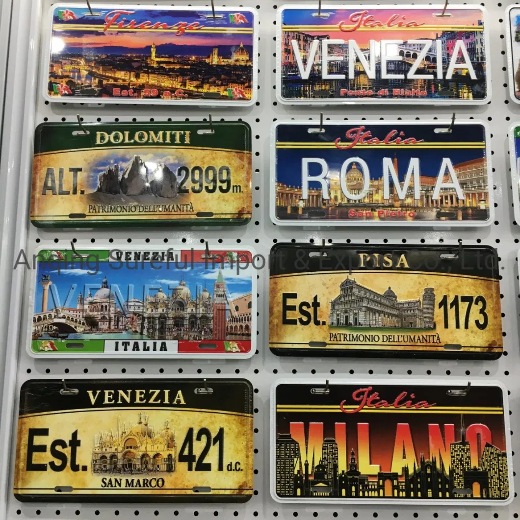 Metal License Plate Metal Plate for Decoration