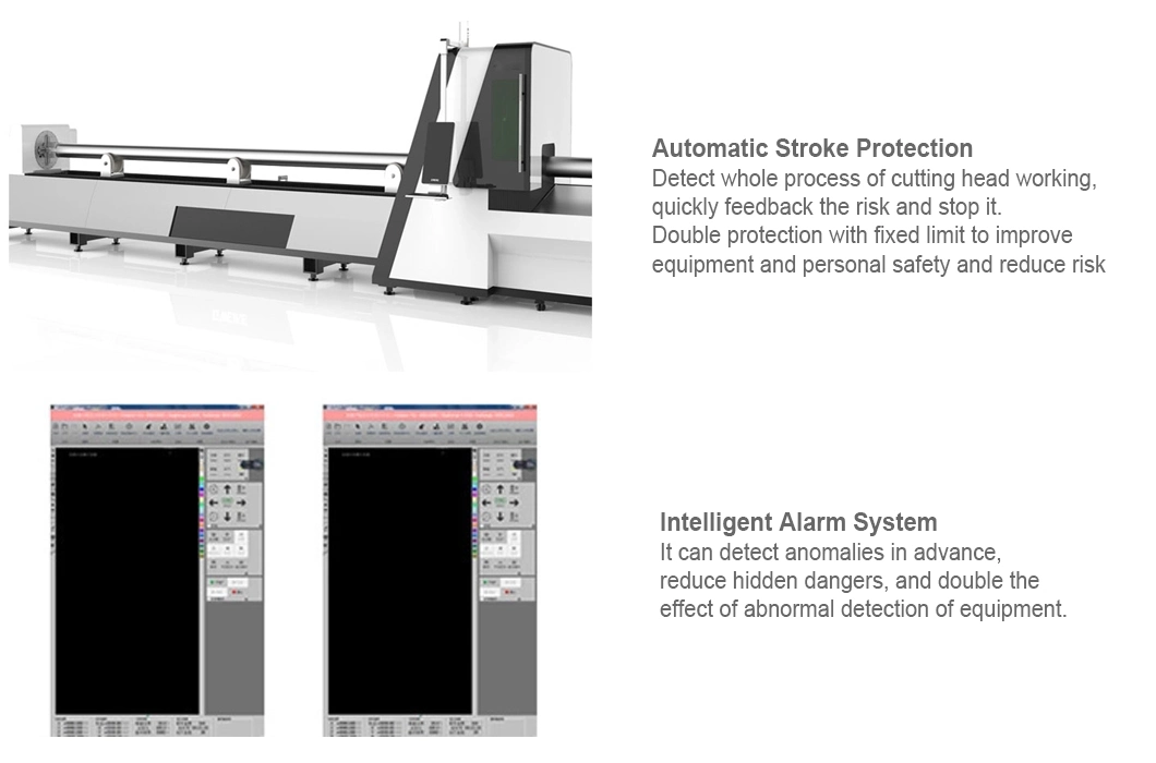 Fiber Laser Pipes Cutter for Metal Pipes Round and Square