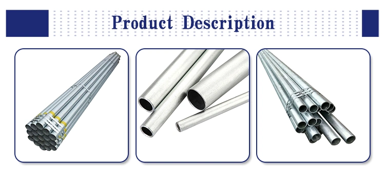 Galvanized Steel Round Pipe Prices Hot Dipped Galvanized Pipes