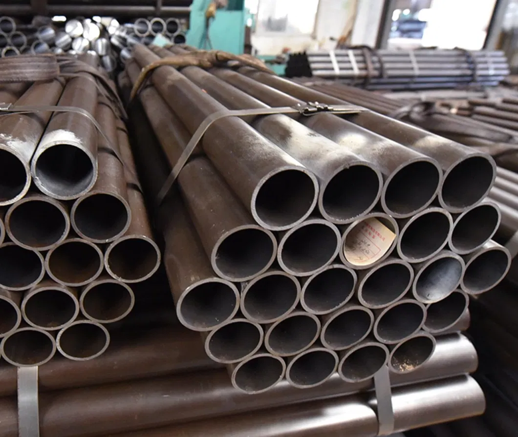 Factory Supplier Black Iron Round Mild ERW Steel Pipe