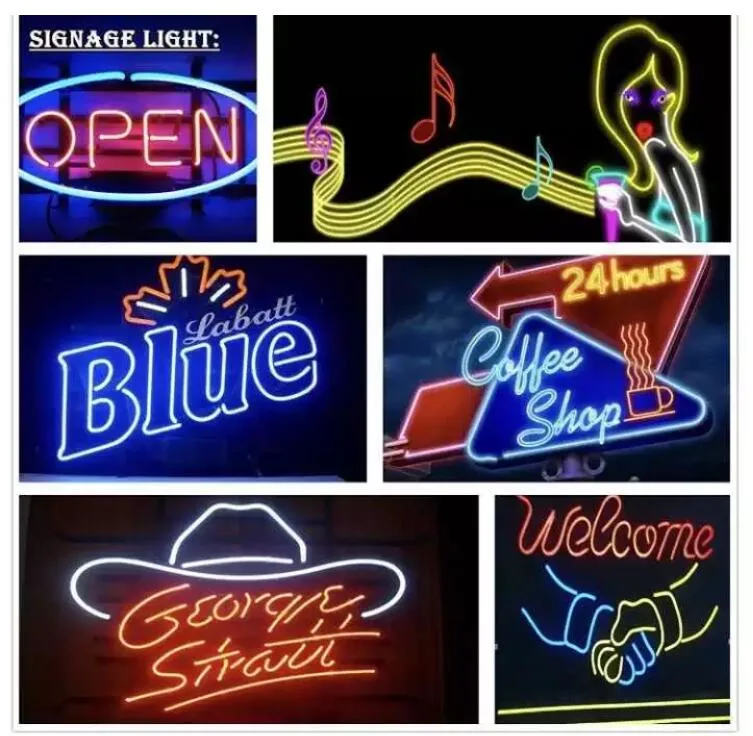 Anti UV Anti Yellow Dome Head 12X26mm IP65/IP67 Waterproof Silicon Neon Tube Neon Sign for Advertisement