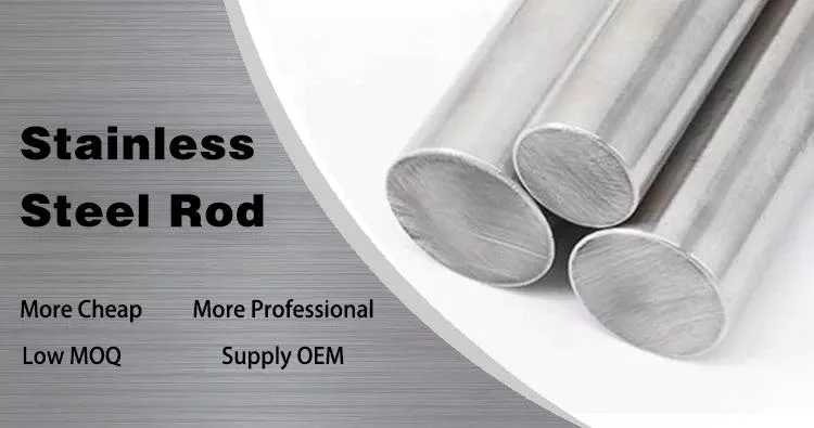 Customize Precision Ss Rod 1mm 2 mm 304 Metal Rods Stainless Steel Round Bar with Stock