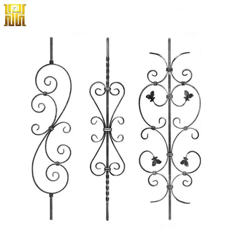 Wrought Iron Round Bars with Pierced Holes